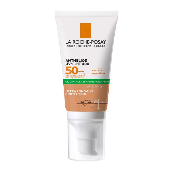 La Roche-Posay- Anthelios UVMUNE 400 Oil Control Gel-Cream Tinted SPF50+ 50 ml